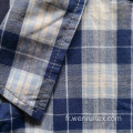 Chemises pour hommes 100% coton à carreaux imprimés à l&#39;intérieur
